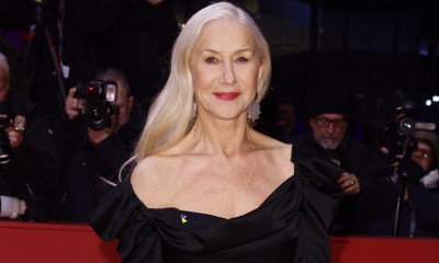 Helen Mirren w czarnej sukni na Berlinale