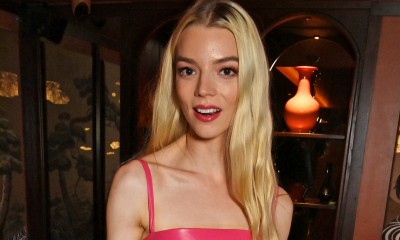 Anya Taylor-Joy w różowym total looku