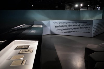 Relacje z getta na wystawie stałej muzeum POLIN 