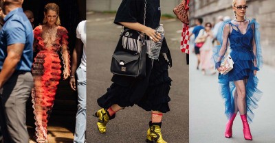 20 niezapomnianych stylizacji street style z pokazów haute couture