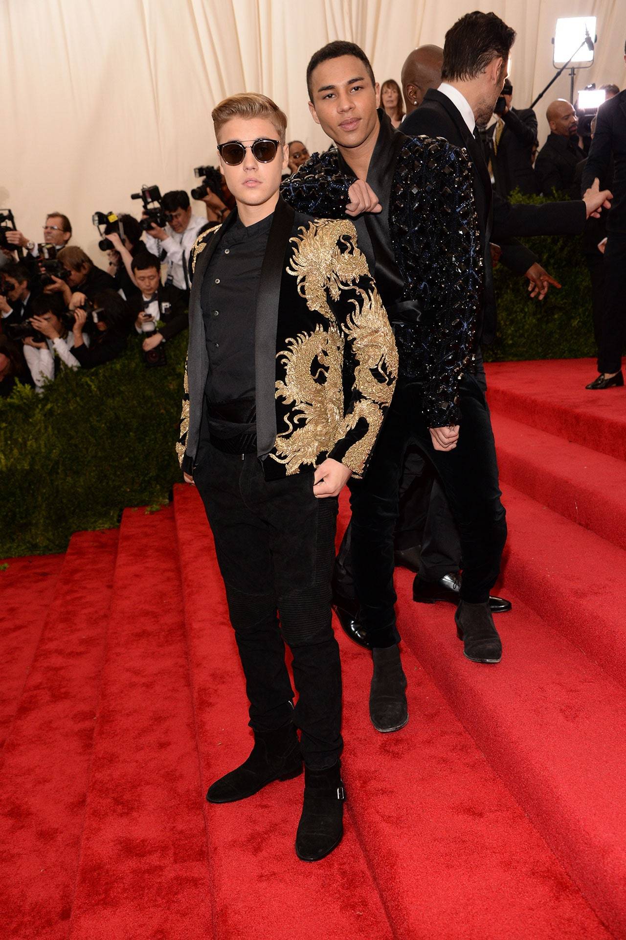 2015: Olivier Rousteing i Justin Bieber