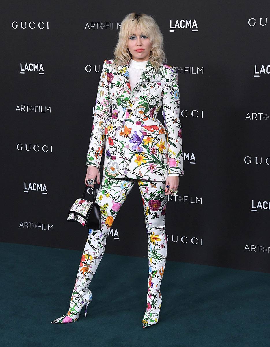 Miley Cyrus na gali LACMA Art + Film, 2021