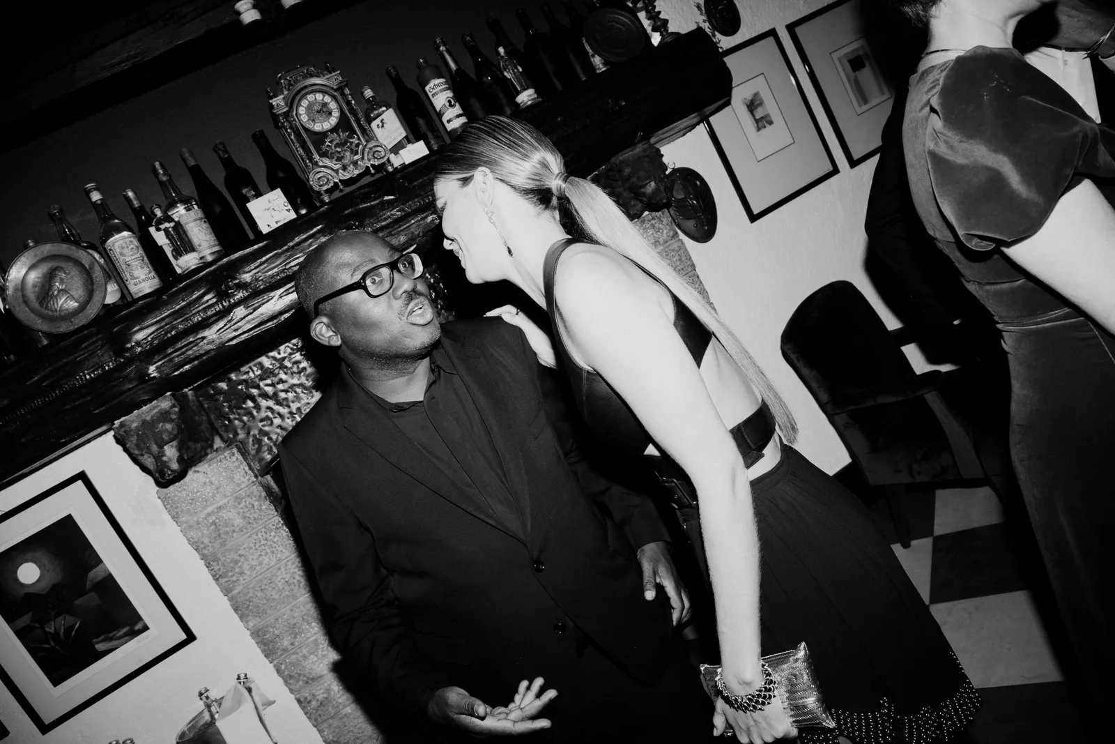 Edward Enninful i Bianca Brandolini.