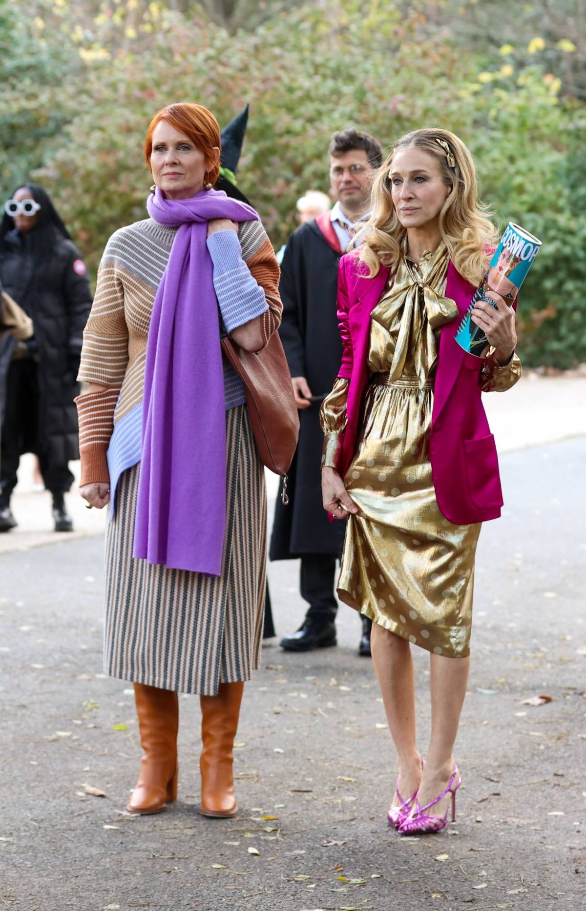Cynthia Nixon i Sarah Jessica Parker na planie „I tak po prostu…”
