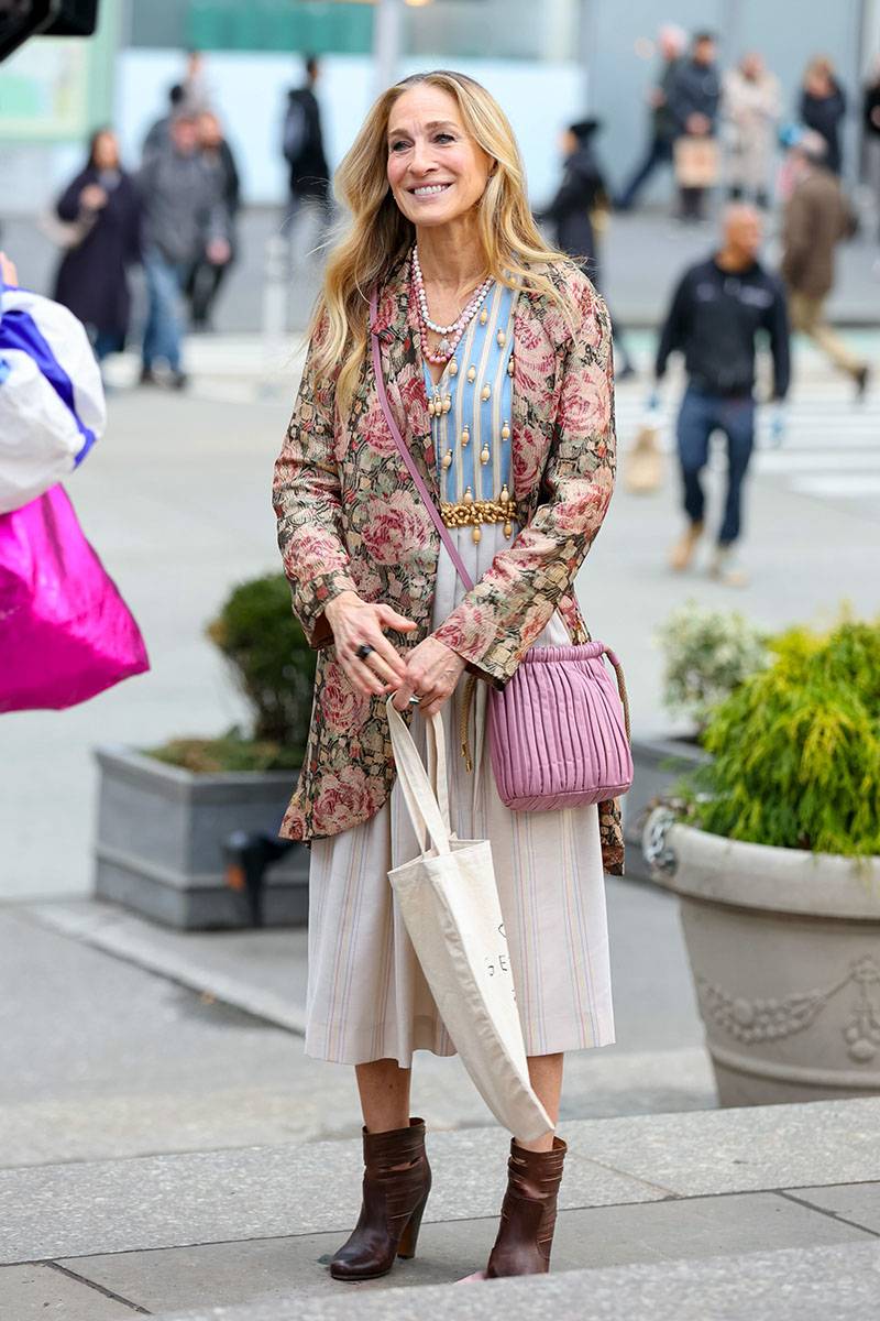 Sarah Jessica Parker na planie „I tak po prostu…”