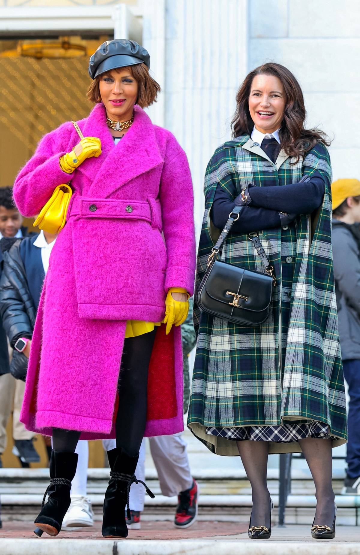 Nicole Ari Parker i Kristin Davis na planie „I tak po prostu…”