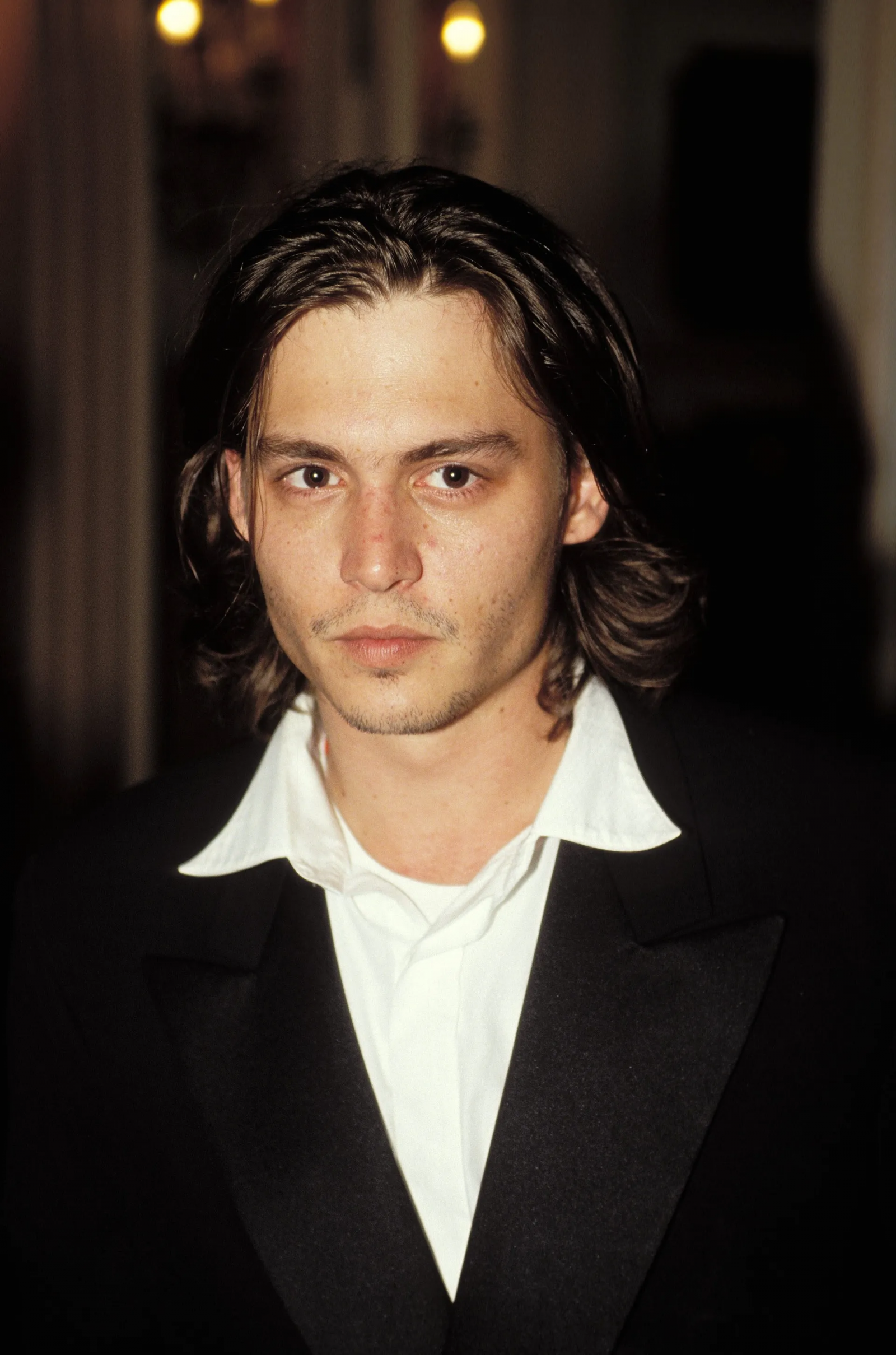 Johnny Depp na Festiwalu Filmowym w Cannes w 1992 roku