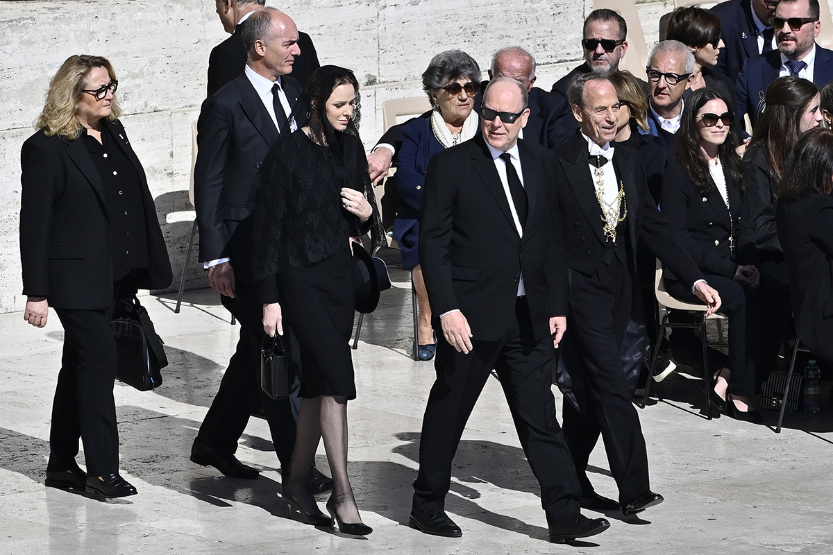 Księżna Monako Charlene i książę Albert II
