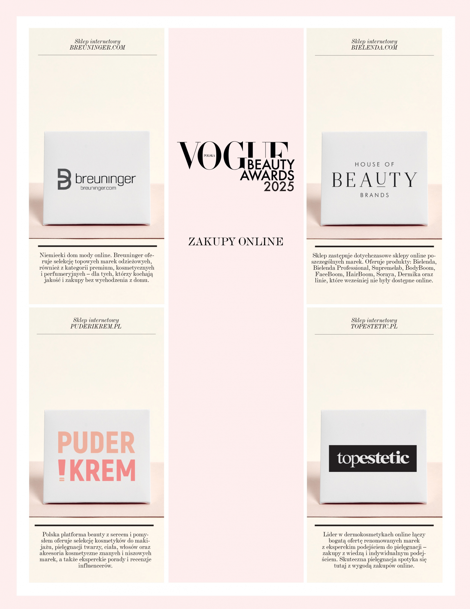Nominowani w konkursie „Vogue Polska Beauty Awards 2025”