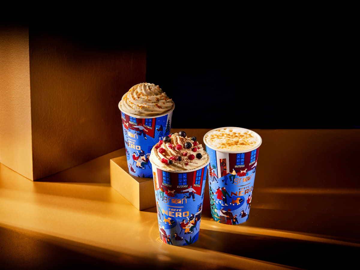 Green Caffè Nero wprowadza mieszankę ziaren Winter Blend.