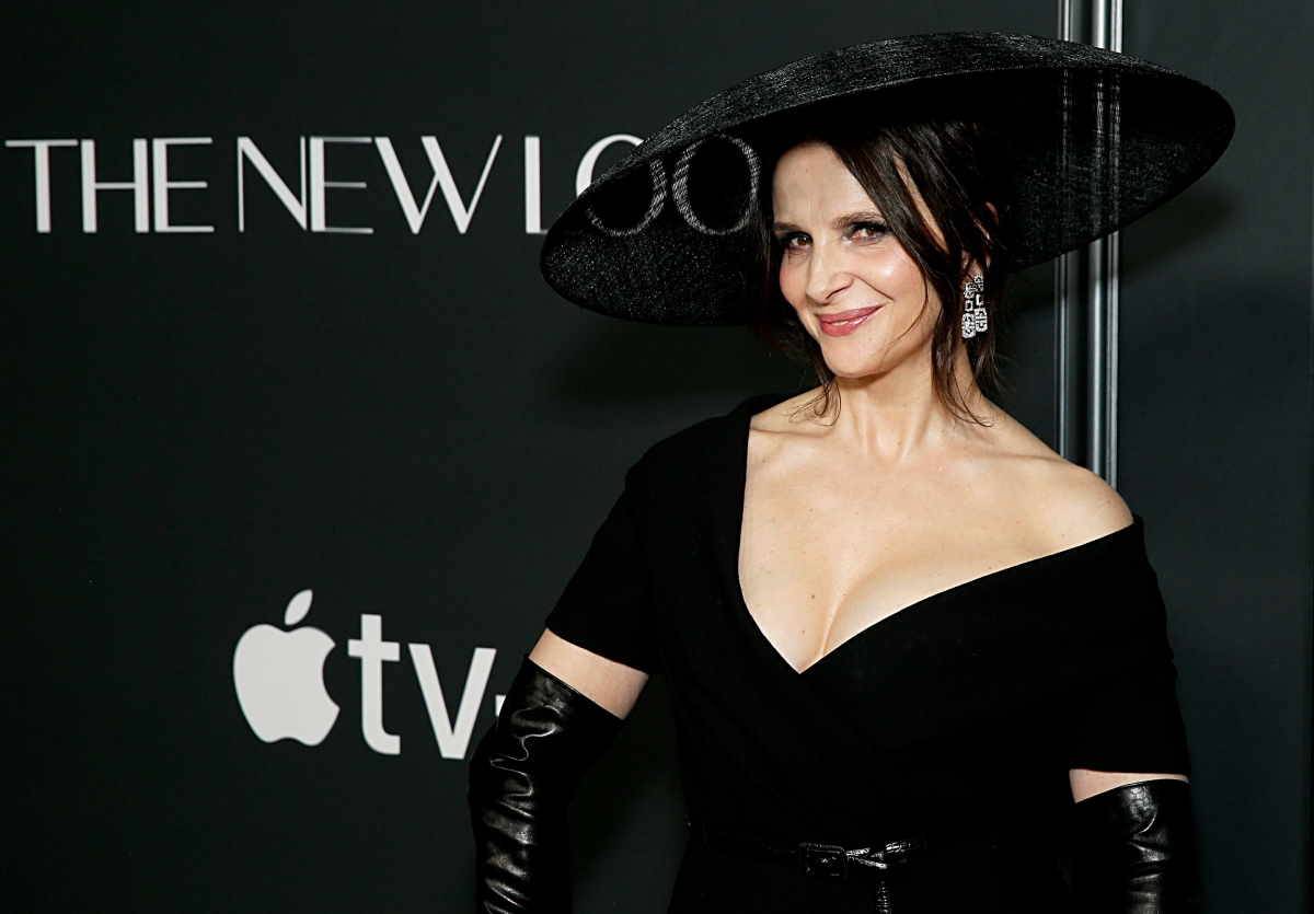 Juliette Binoche na premierze serialu „Nowy styl”. W serialu zagrała Coco Chanel.