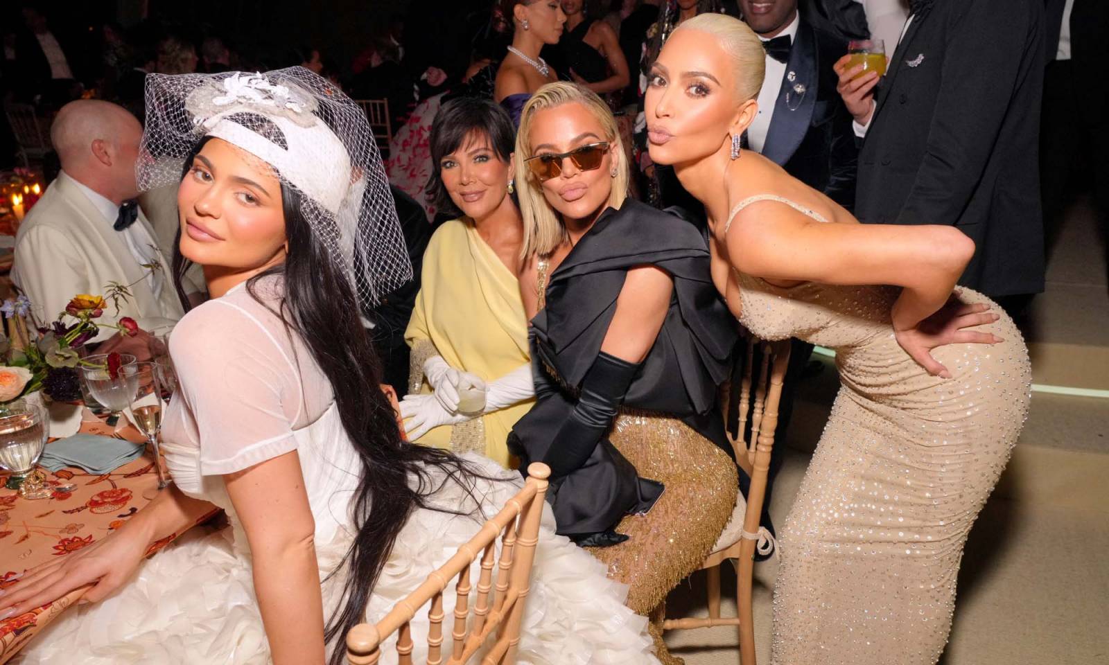 Kylie Jenner, Kris Jenner, Khloé i Kim Kardashian (Fot. Getty Images)
