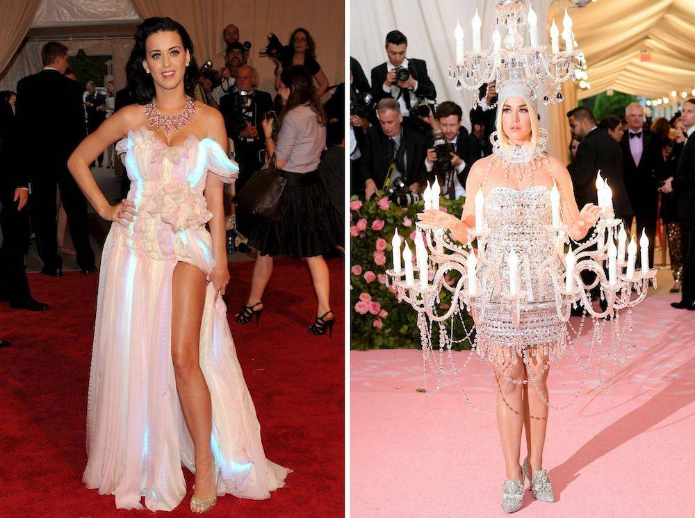 Najlepsze i najgorsze kreacje gwiazd w historii MET Gali. Kreacje Katy Perry z modowych Oscarów.