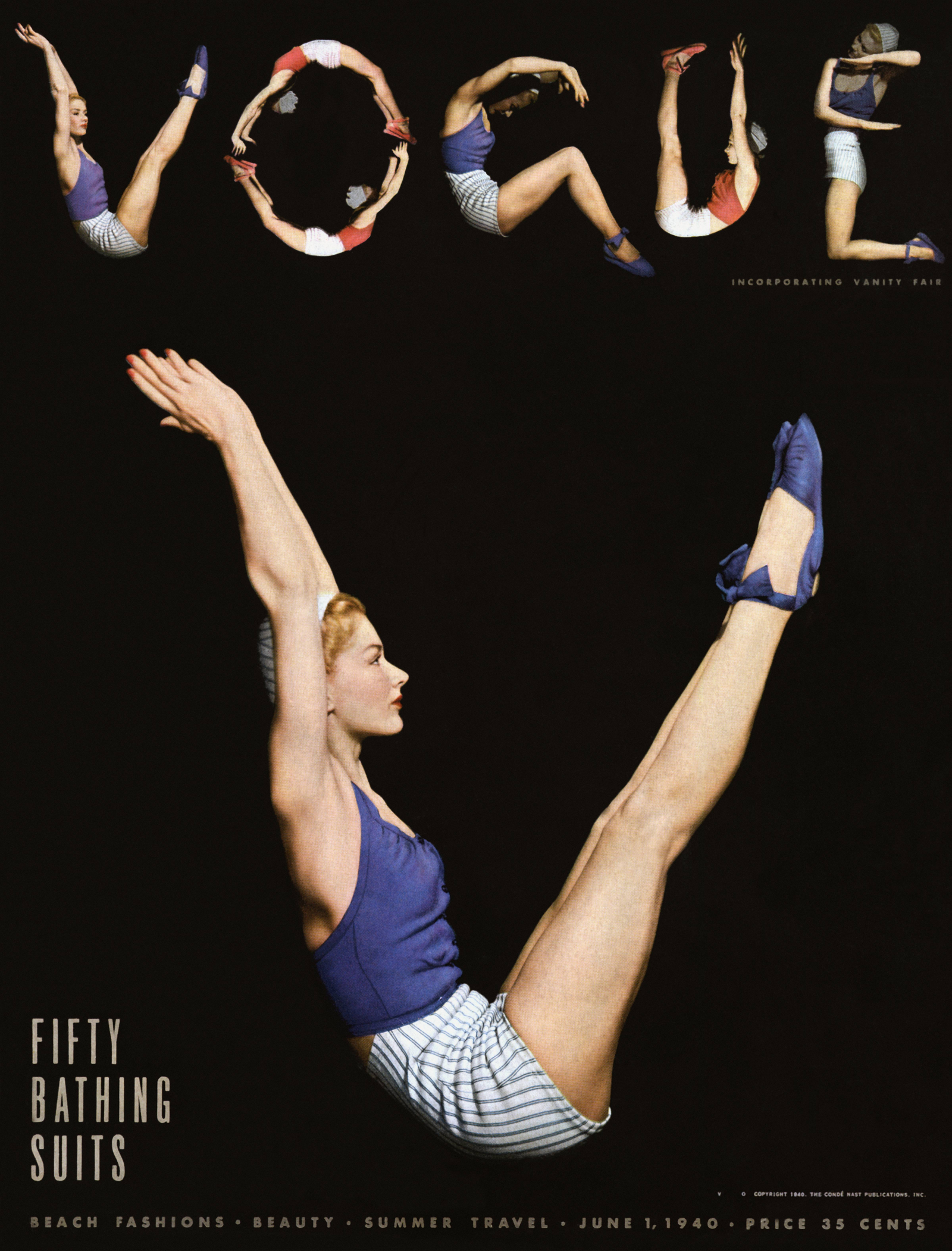 Okładka magazynu Vogue (Fot. Horst P. Horst/Conde Nast via Getty Images)
