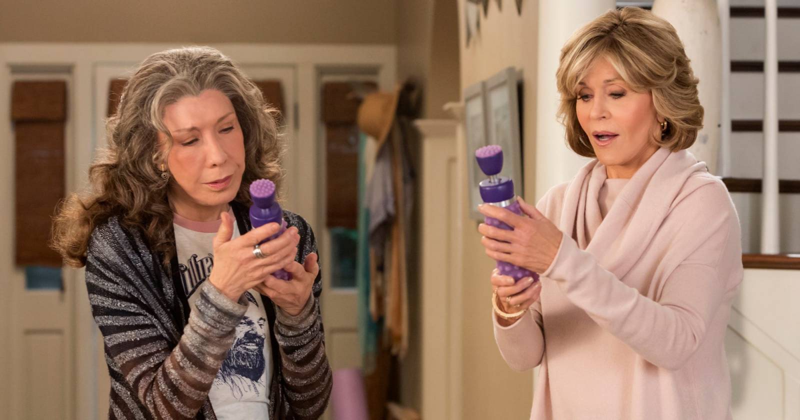 Kadr z serialu „Grace i Frankie” (Fot. Materiały prasowe Netflix)