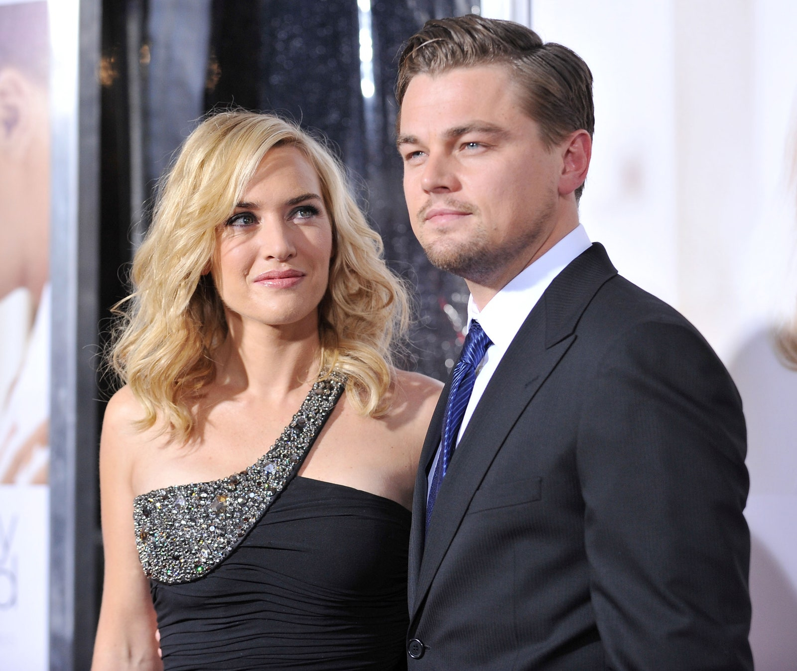Kate Winslet i Leonardo DiCaprio na premierze filmu „Droga do szczęścia” w Los Angeles, grudzień 2008 r. (Fot. Jon Kopaloff/Getty Images)