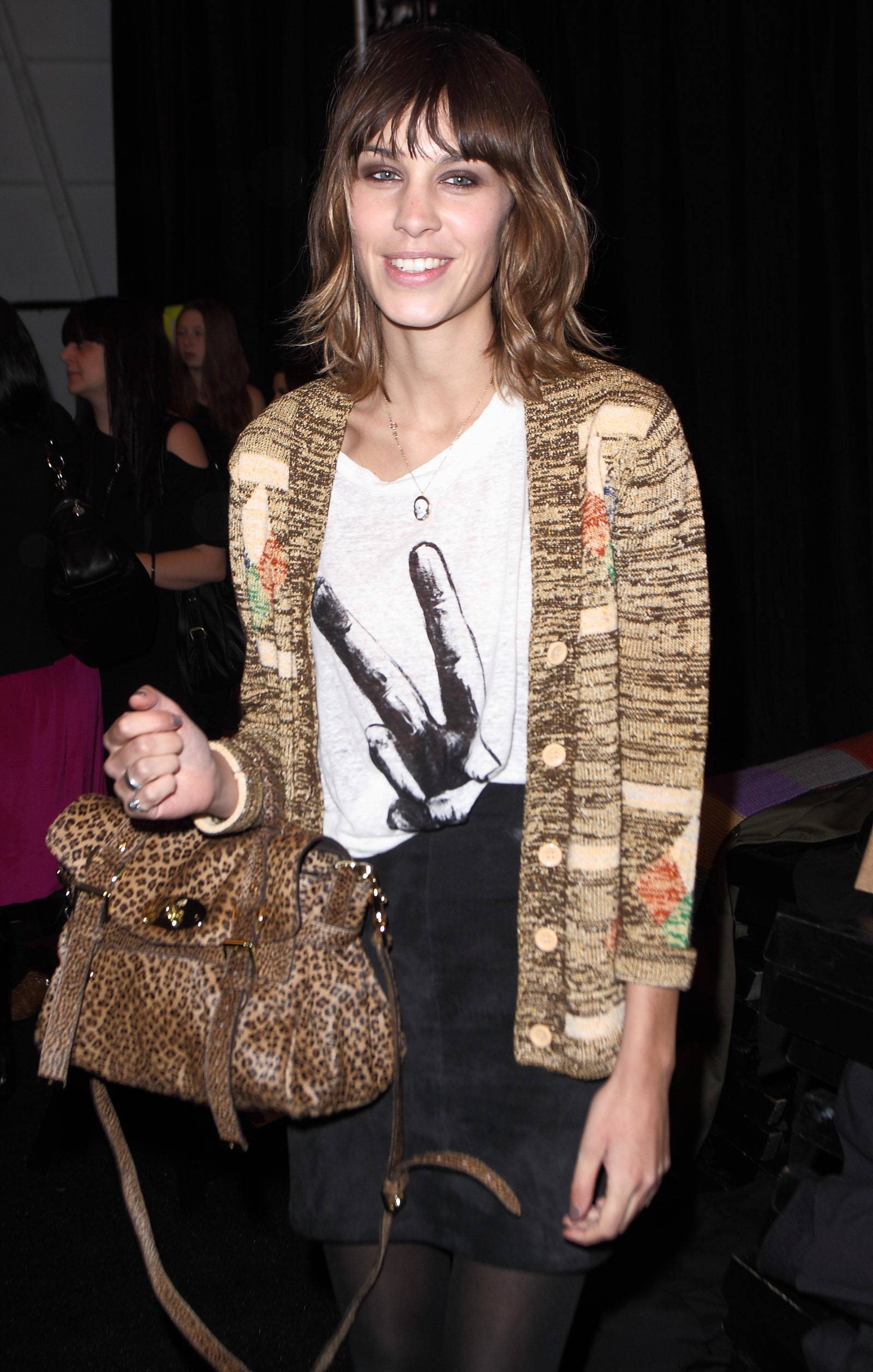 Alexa Chung z torebką Alexa, 2010 (Fot. Getty Images)