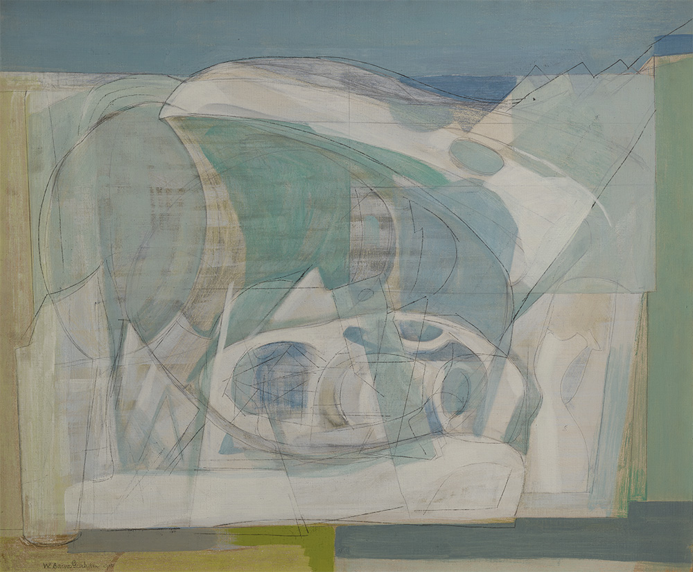 Wilhelmina Barns-Graham, „Górny lodowiec”, 1950 (© Wilhelmina Barns-Graham Trust, fot. © British Council Collection)