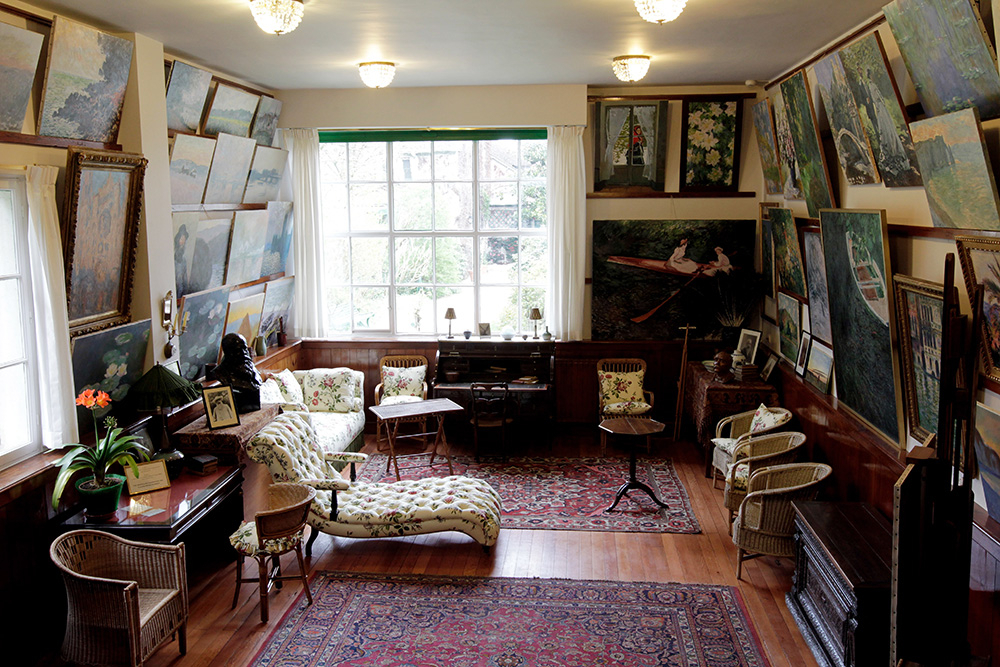 Studio Moneta w Giverny Fot. Yves Forestier/Getty Images