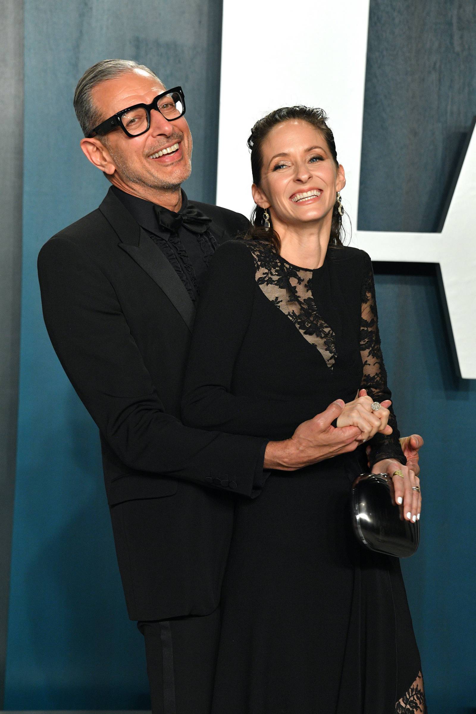 Jeff Goldblum i Emilie Livingston (Fot. Getty Images)