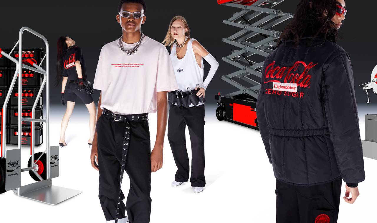 Marki Coca-Cola i Highsnobiety pokazały limitowaną kolekcję ubrań (Fot. materiały prasowe)