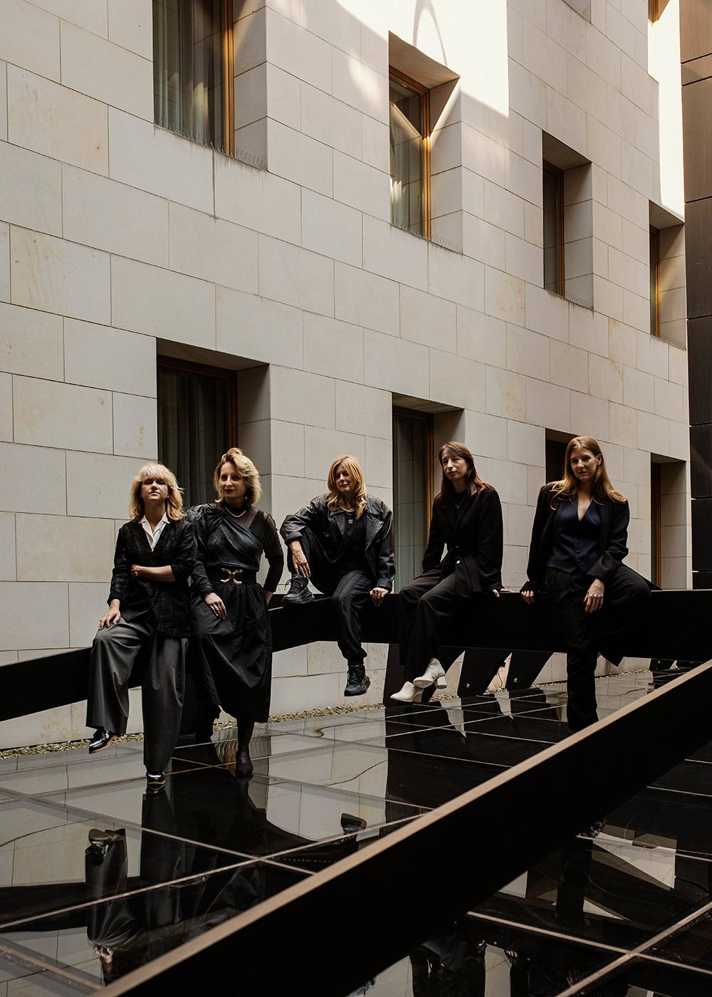 Marika Zamojska i Justyna Wesołowska z Polana Institute, Marta Kołakowska z LETO, Gunia Nowik z Gunia Nowik Gallery oraz Amanda Likus z Grupy Likus Hotele i Restauracje. Fot. Justyna Chrobot
