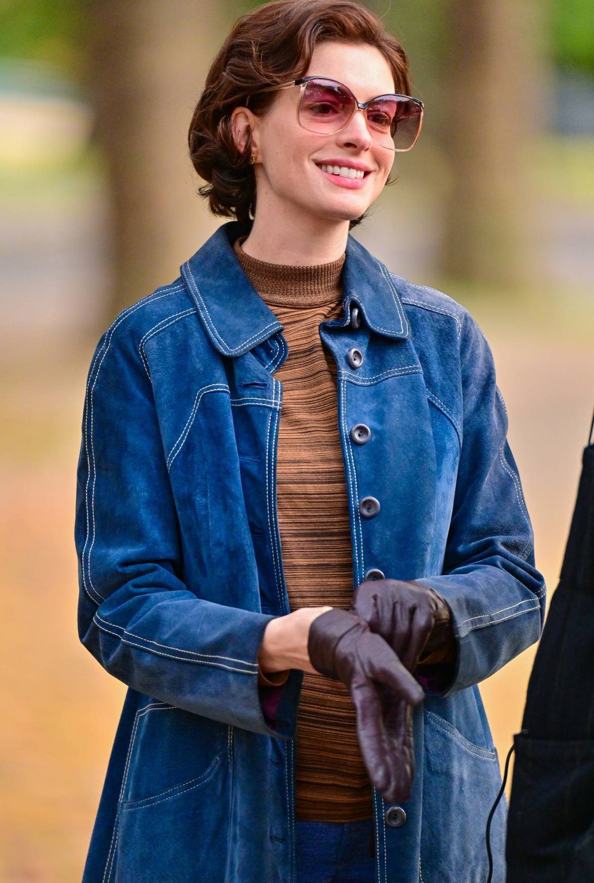 Anne Hathaway na planie „Armageddon Time” (Fot. Getty Images)
