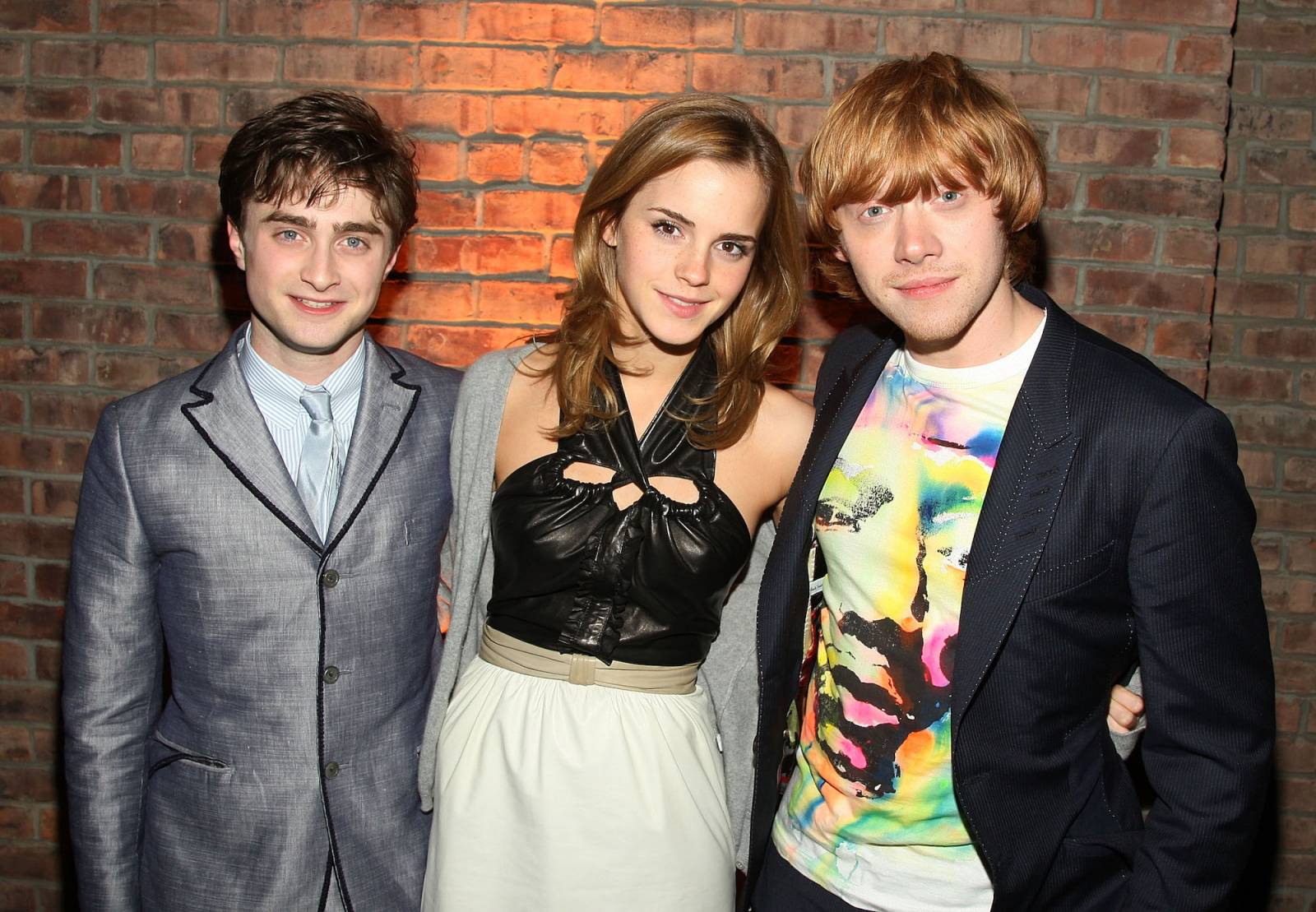 Daniel Radcliffe, Emma Watson, Rupert Grint (Fot. Getty Images)