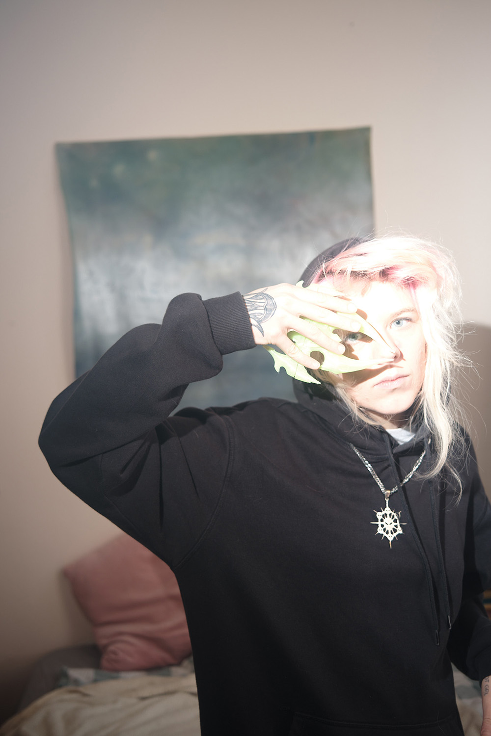 Martix (they/he/she) artysta 3D, performerka, programista, Fot. Joanna Musiał