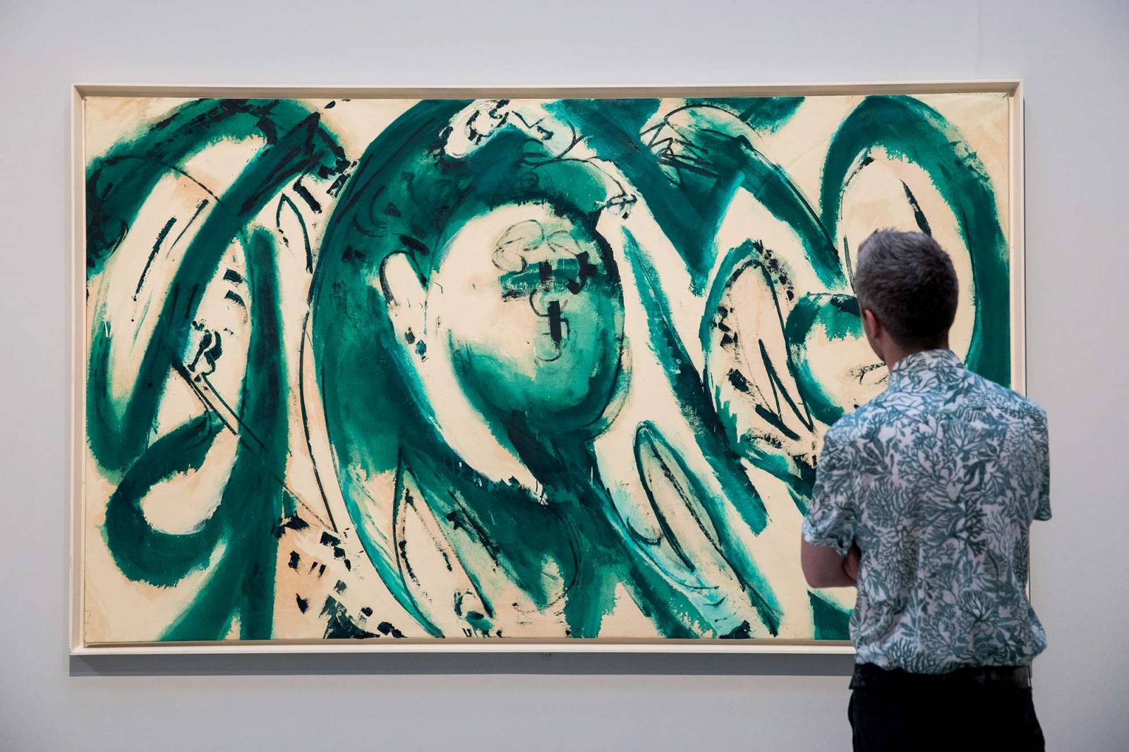 Praca Lee Krasner na wystawie „Living colour” (Fot. Getty Images)