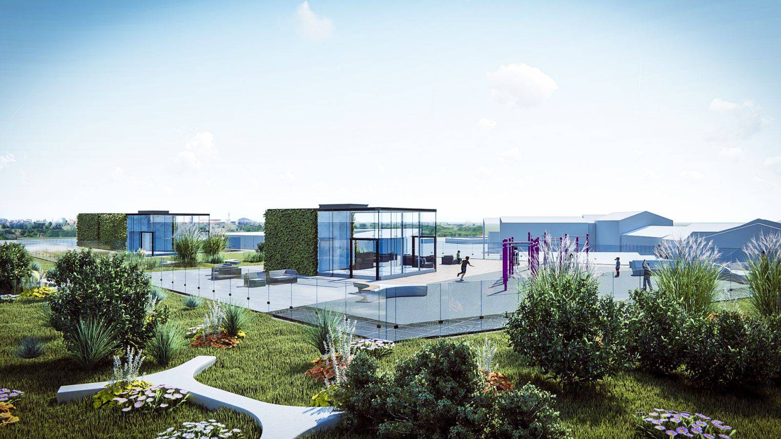 Projekt lubelskiego Dworca Metropolitalnego, koncept pracowni Tremend (Fot. materiały prasowe)