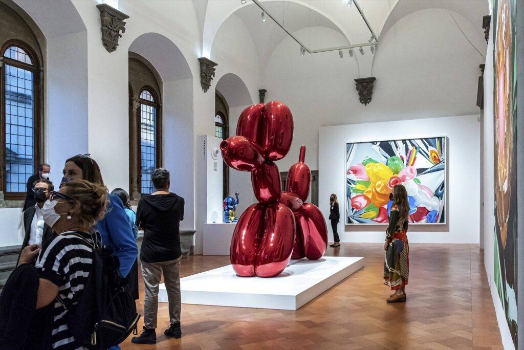 Wystawa Jeffa Koonsa „Shine” w Palazzo Strozzi we Florencji. Fot. Ela Bialkowska OKNO studio
