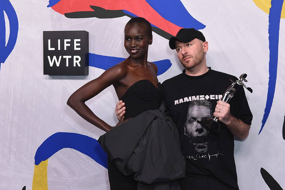 Alek Wek i Demna Gvasalia, Fot. Getty Images