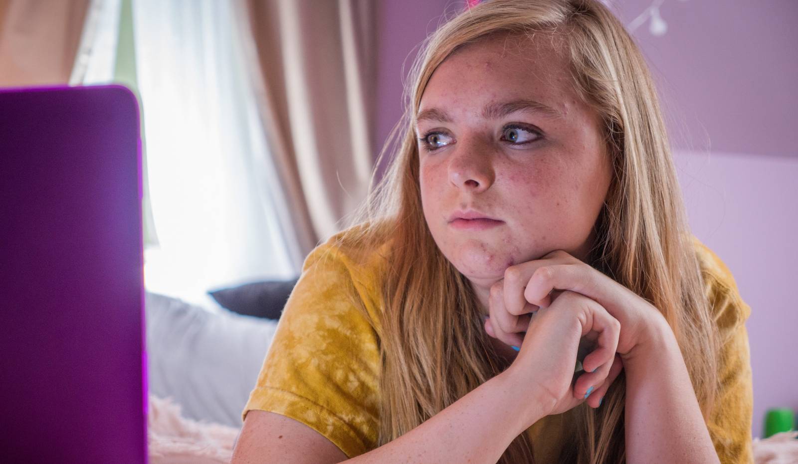Elsie Fisher w „Eighth Grade” (Fot. materiały prasowe)