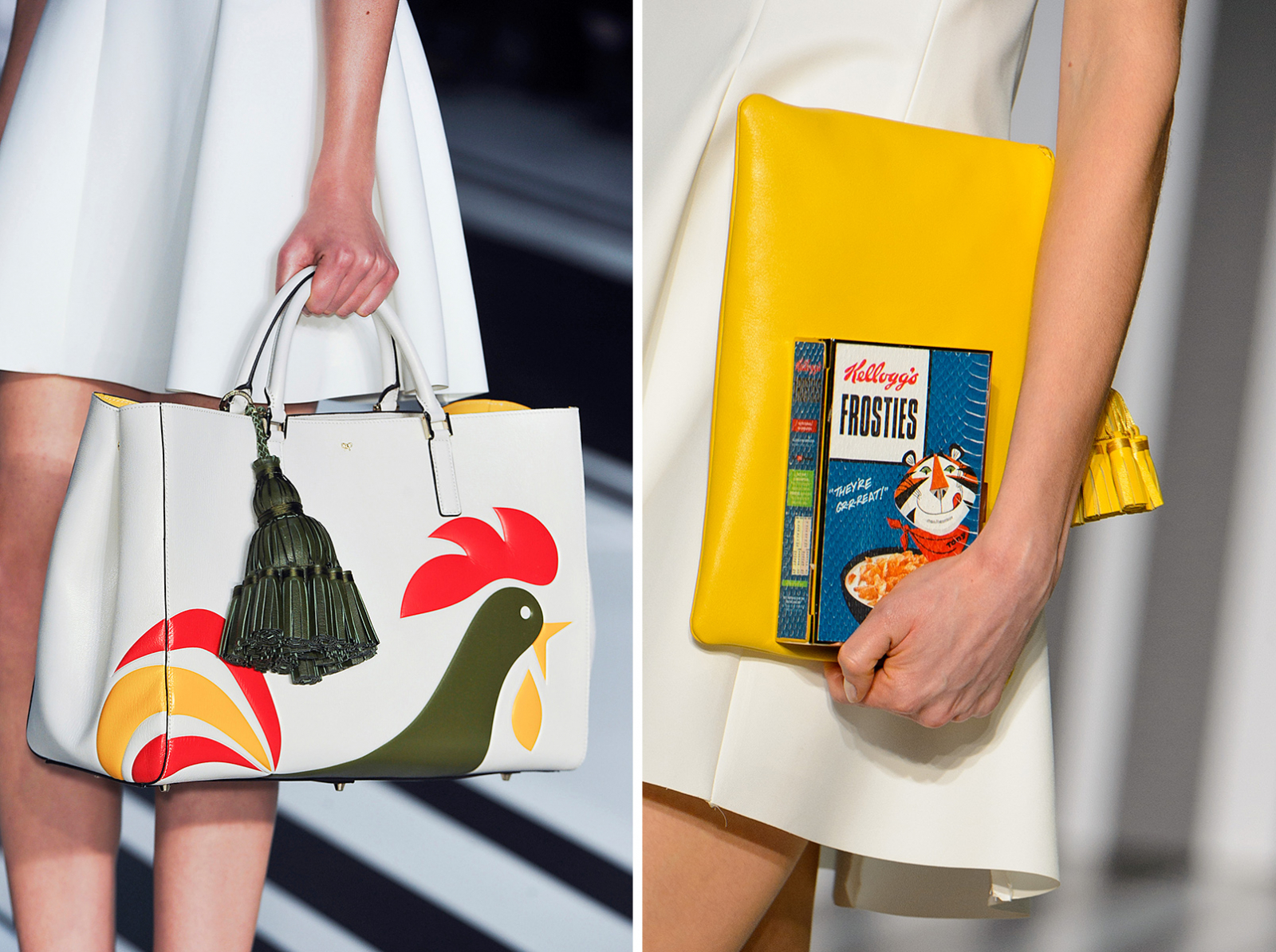 Kolekcja Anyi Hindmarch jesień-zima 2014-2015 (Fot. Getty Images)