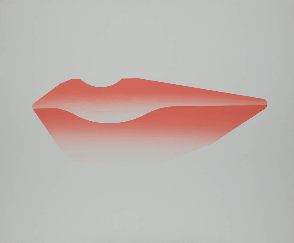 Agata Bogacka 2017, Usta 2, akryl na płótnie, 120 x 145 cm (Fot. Ernest Wińczyk)