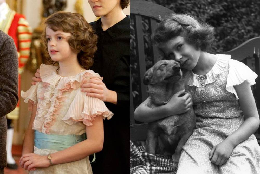 Kadr z filmu (Fot. materiały prasowe), księżniczka Elżbieta w 1936 roku (Fot. Getty Images)