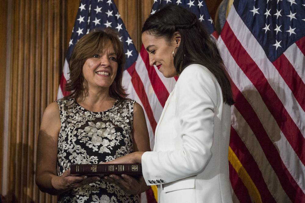 Alexandria Ocasio-Cortez (Fot. Zach Gibson/Getty Images)
