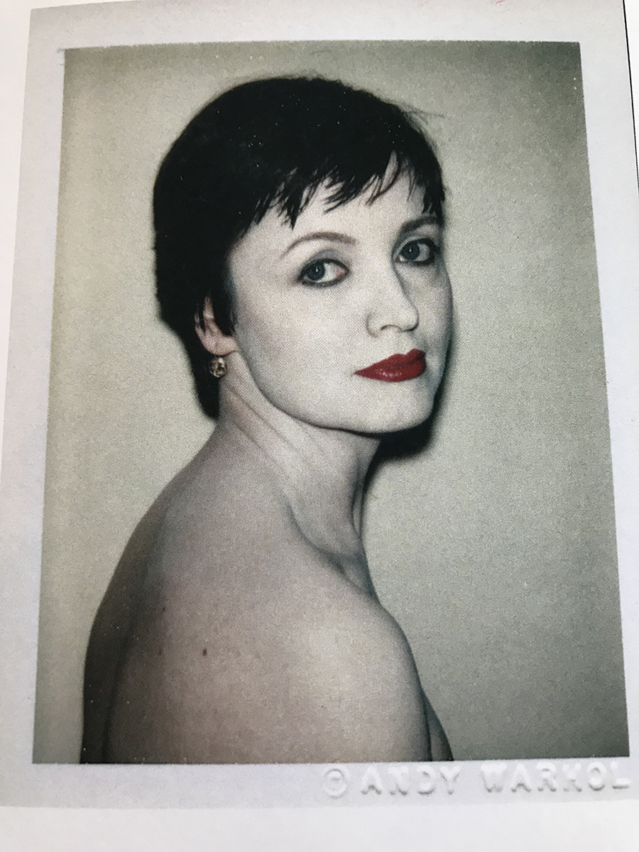 Andy Warhol, Erika Hoffmann, polaroid, 1980