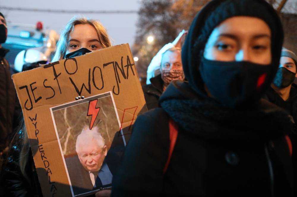Strajk Kobiet (Fot. ANDRZEJ IWANCZUK/REPORTER/EastNews)