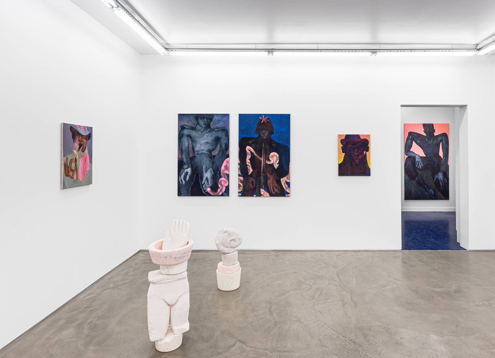 Wystawa Alexa Foxtona w Galerie Derouillon w Paryżu (Fot. Gregory Copitet/NIK)