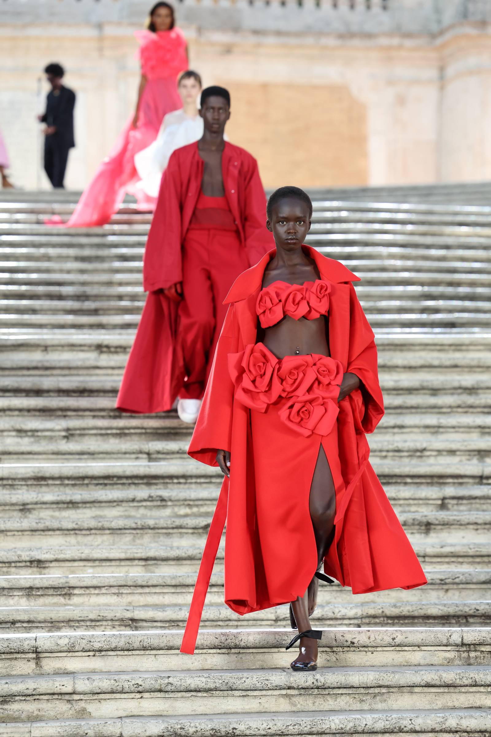 Valentino wiosna-lato 2022/2023 (Fot. Getty Images)