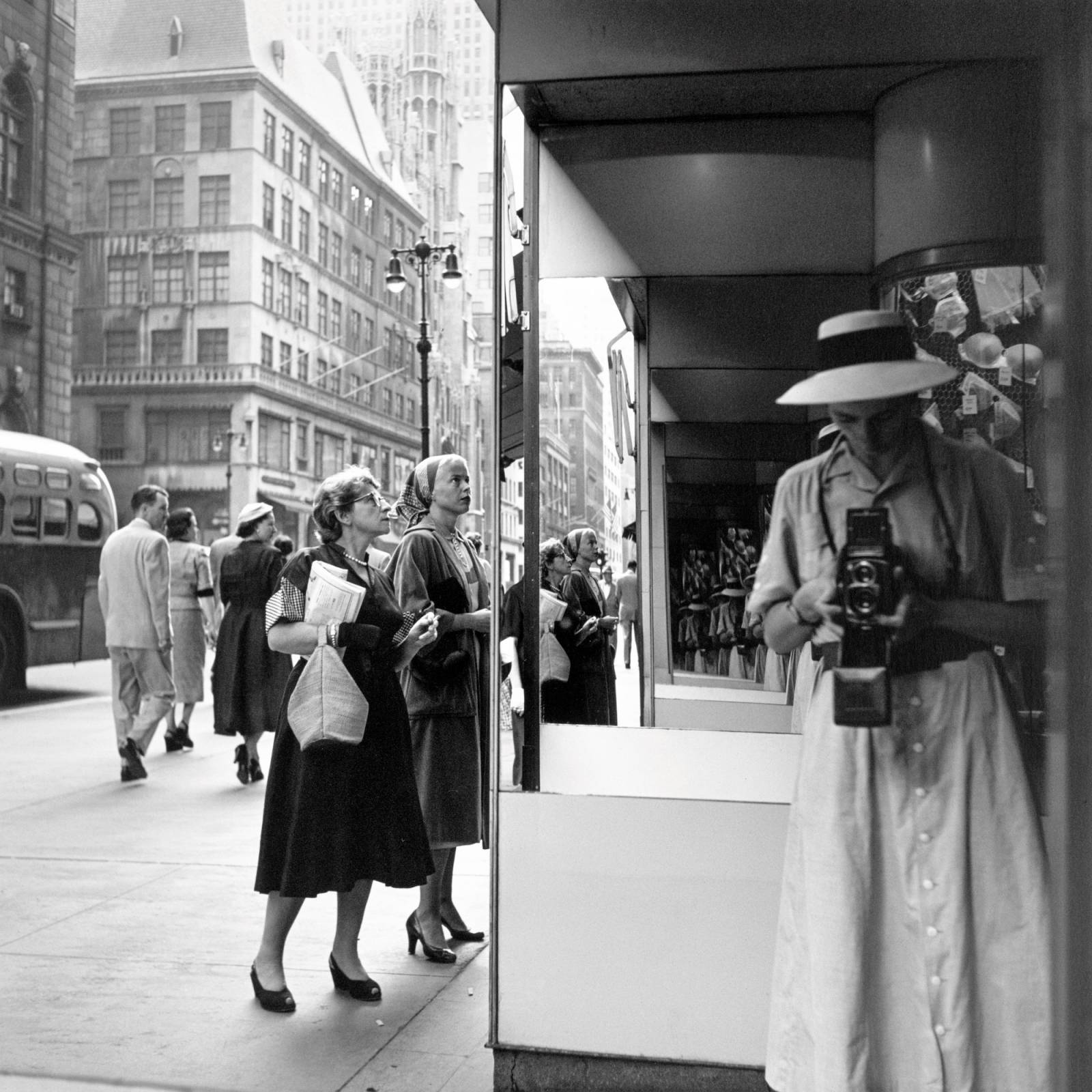 Rolleiflex, Nowy Jork, 1953. (Fot. Vivian Maier)