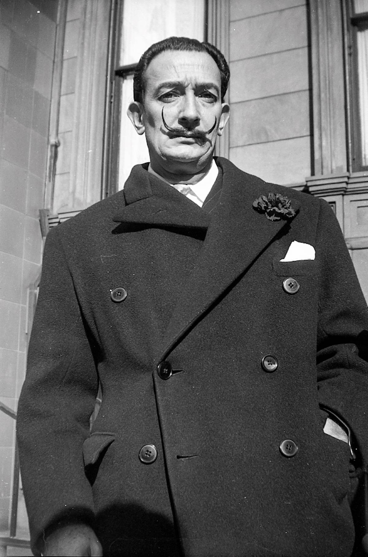 Salvador Dalí, Nowy Jork, 1952. (Fot. Vivian Maier)