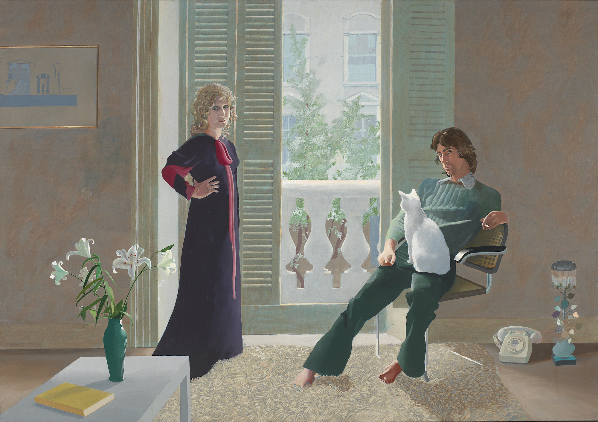 David Hockney, Mr. and Mrs. Clark and Percy, 1970–1971 © David Hockney Foto: Tate