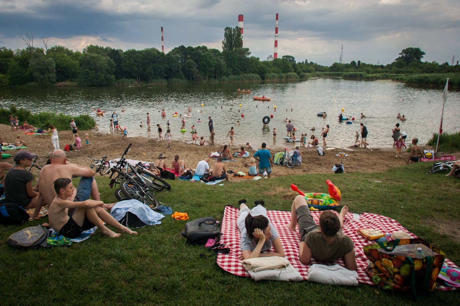 Kapielisko nad Jeziorkiem Czerniakowskim / (Fot. East News)