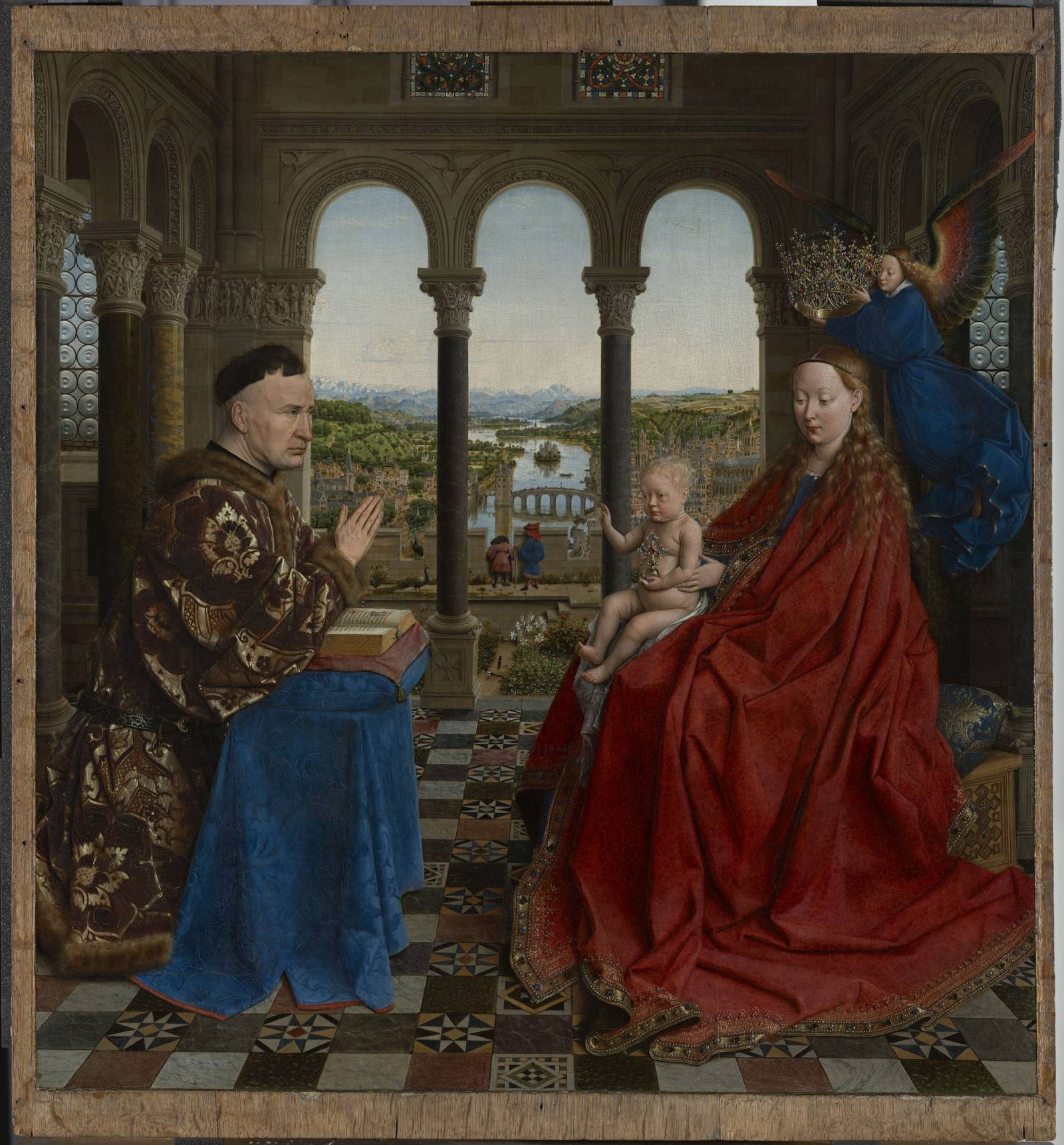 „REVOIR VAN EYCK. La Vierge du chancelier Rolin”, Luwr