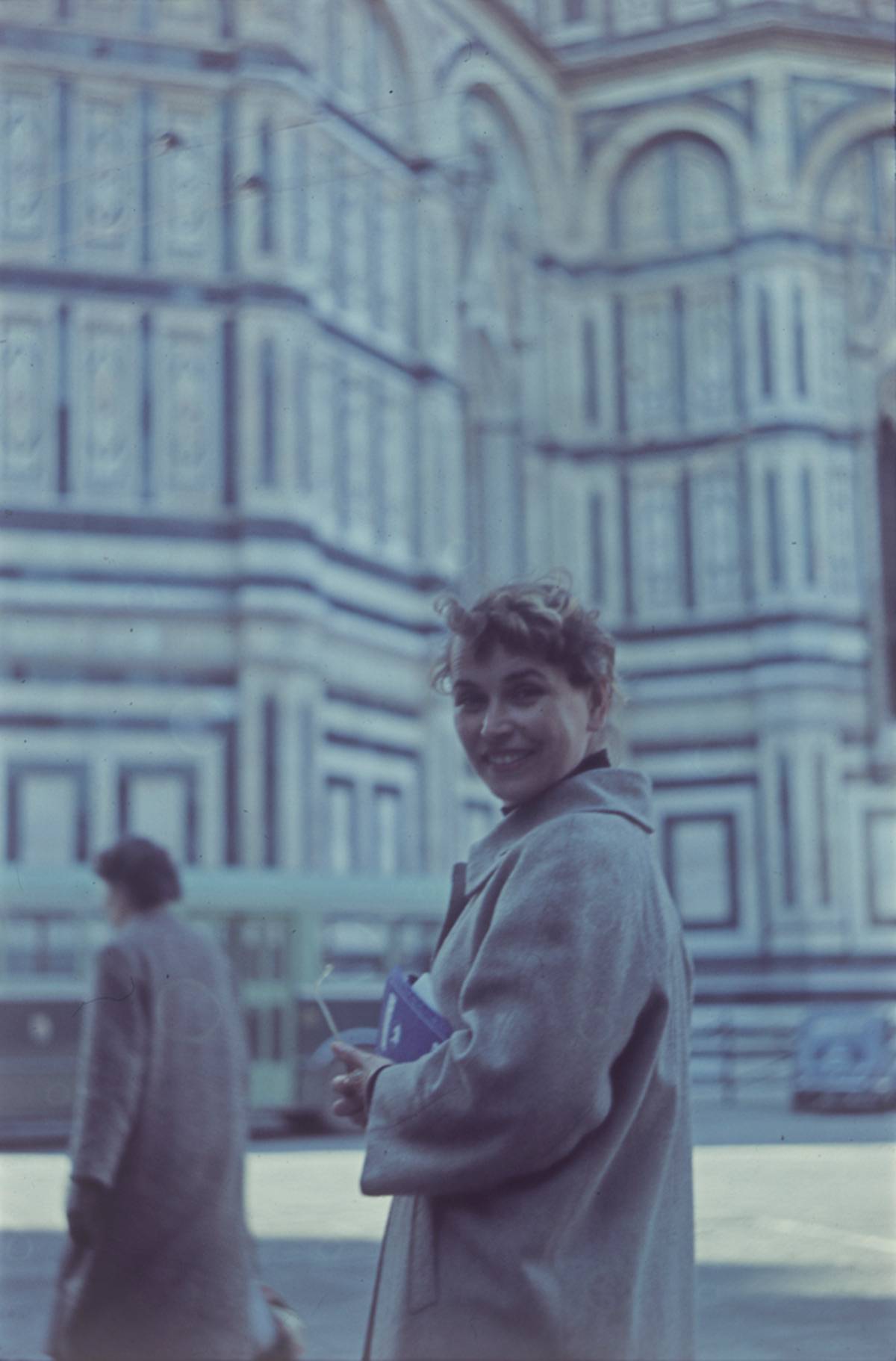 Halina Zamecznik podczas wakacji we Włoszech, Florencja, 1958 ( Fot. W. Zamecznik, © J. i S. Zamecznik / FAF)