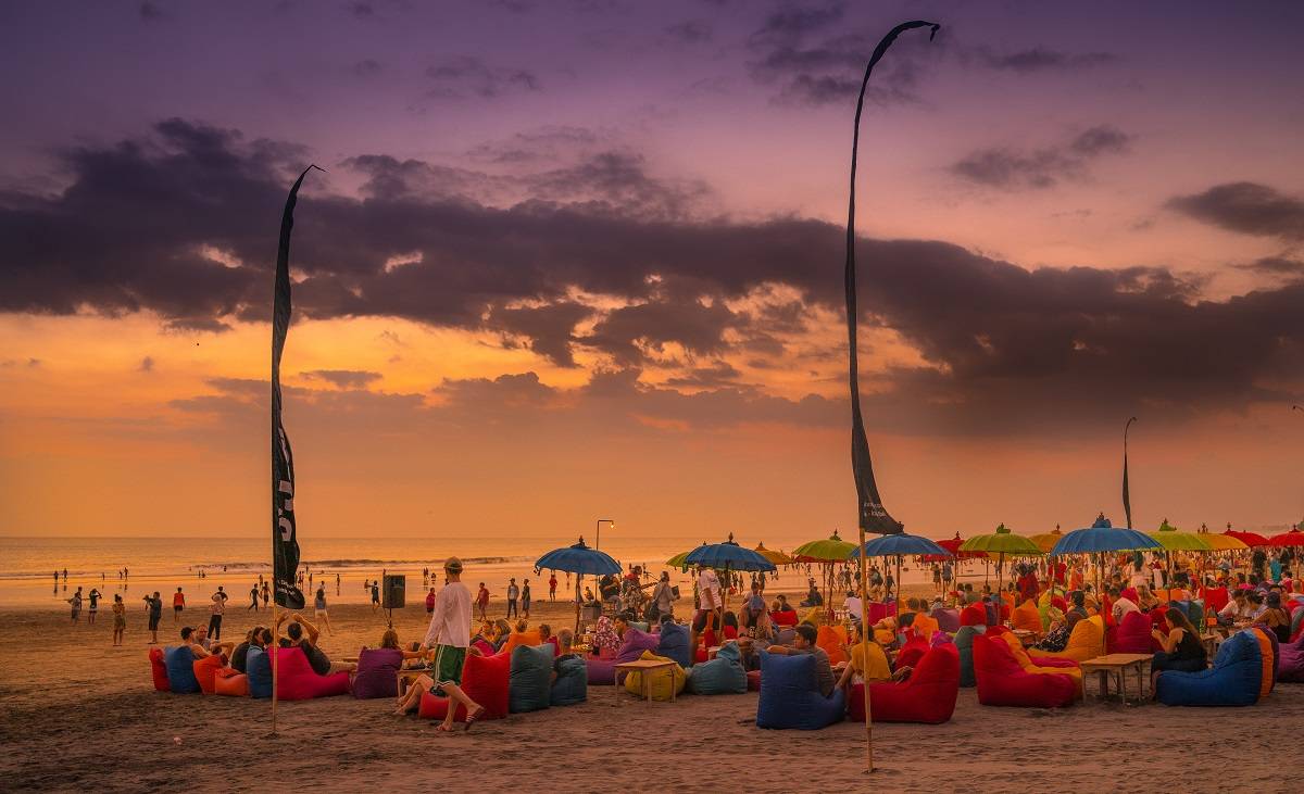 Zachód słońca na Bali