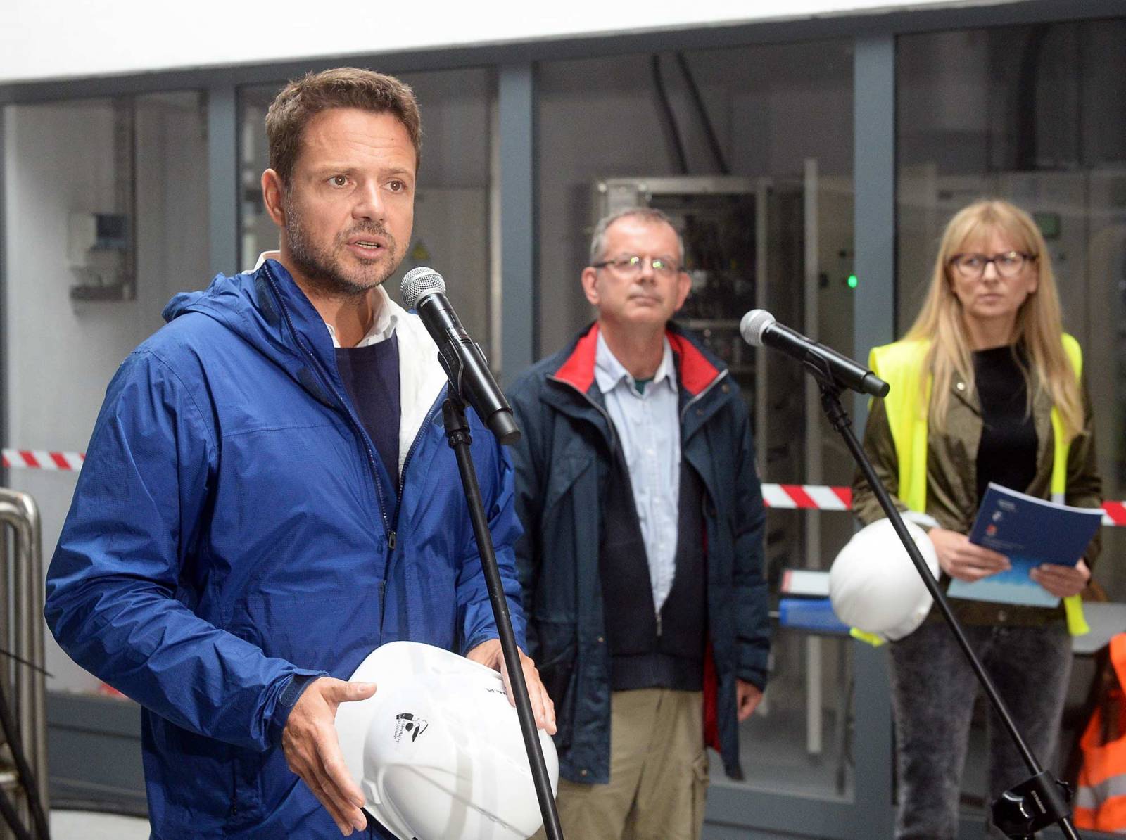 Konferencja prasowa z udziałem Rafała Trzaskowskiego (Fot. Jan Bielecki/East News)